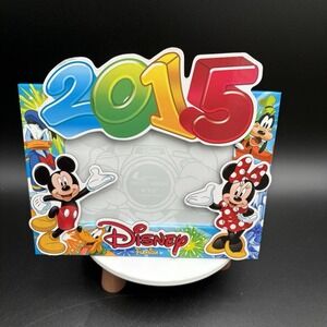 2015 Disney‎ 4x6 Picture Frame Jerry Leigh - Mickey, Goofy, Donald, Minnie